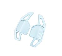 MHYESA Paddle Shifter for A3 for A4L for A5 for A6L for Q3 for Q5 for 8P for R8 Car Steering Wheel Paddles Extension Styling Shift Paddle(Silver)