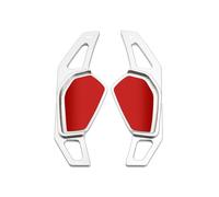 MHYESA Shifter Paddles for ENYAQ for IV for Octavia for Scout for RS for VRS 2021 Sportline Car Steering Wheel Gear Extension Shift Paddle(Silver)