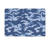 MHYRAC Carpet Blue Camouflage Rug, Soft Floor Mat For Living Room, Bedroom (100 X 150cm)