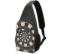 MHYRAC Chest Bag, Darts Target Sling Bag, Crossbody Bag Casual Daypack for Men Women