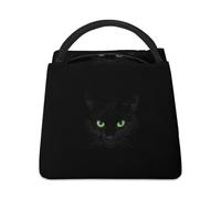 MHYRAC Cooler Bag, Black Cat Lunch Bag, Insulated Lunch Tote Bag for Work Camping Travel