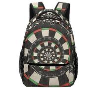 MHYRAC Durable Oxford Cloth Casual Daypack, Darts Target Backpack, College Bag for Boys, Girls, Travel, Sports