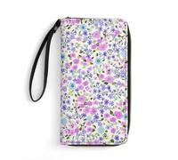 MHYRAC Leather Wallet, Liberty Pattern, with Rope, Small Size and Large Capacity, Easy to Carry