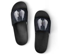 MHYRAC Non-Slip Slippers, Angel Wings Sliders for Men And Women, Shower Slides