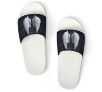 MHYRAC Non-Slip Slippers, Angel Wings Sliders for Men And Women, Shower Slides