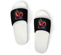 MHYRAC Non-Slip Slippers, Chinese Dragon Sliders for Men And Women, Shower Slides