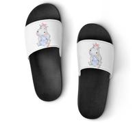 MHYRAC Non-Slip Slippers, Hippopotamus Sliders for Men And Women, Shower Slides