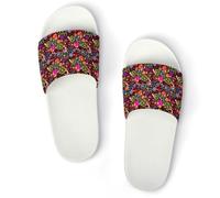 MHYRAC Non-Slip Slippers, Peace And Love Sliders for Men And Women, Shower Slides