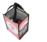 MHYRAC Question Mark Lunch Bag with Outside Pockets, Tote Lunch Bag for Work, Picnic, Travel