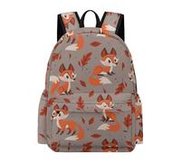 MHYRAC Rucksack, Cartoon Fox Backpack, Casual Daypack for Outdoors,Sport,Travel