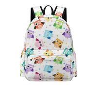 MHYRAC Rucksack, Cute Owl Funny Owl Pattern Backpack, Casual Daypack for Outdoors,Sport,Travel