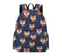 MHYRAC Rucksack, Cute Scarf Fox Backpack, Casual Daypack for Outdoors,Sport,Travel