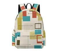 MHYRAC Rucksack, Mid Century Modern Backpack, Casual Daypack for Outdoors,Sport,Travel