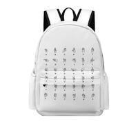 MHYRAC Rucksack, Sign Language Alphabet Backpack, Casual Daypack for Outdoors,Sport,Travel