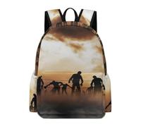 MHYRAC Rucksack, Zombies Dead Men Walking Body at Night Backpack, Casual Daypack for Outdoors,Sport,Travel