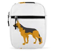 MHYRAC Shoulder Bag, German Shepherd Crossbody Bag, Multi Purpose Small Satchel for Work Business Travel