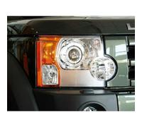 MHysa Car Front Headlight Cover Replacement Lamp Hoods compatible with for Land Rover Discovery 3 2004 2005 2006 2007 2008 2009,Right
