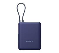 mi 33W Power Bank 10000mAh, Built-in USB C Cable, Fast Charging, Ice Blue