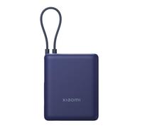 mi 33W Power Bank 10000mAh, Builtin USB C Cable, Fast Charging, Ice Blue