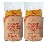 Mi Adelita Stone Ground Tortilla Chips Paprika 150g (Pack 2) / Mexican Snack Natural Tortilla Nacho Chips