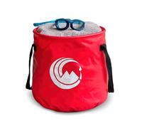 Mi Adventure Changing Bucket - Red | Collapsible Changing Mat, Durable and Waterproof with Strong Stitch Carrying Straps Doubles as The Perfect Beach Bag or Outdoor Sports Equipment Container
