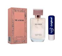 Mi Amor Fragrance Eau de Parfum vaporisateur Natural Spray For Her,100ML With Free Orignial Lip Balm