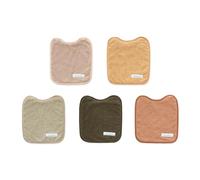 mi bollito Pack of 5 Waterproof Baby Bibs with Elasticated Neck Terry Towelling 100% Cotton Soft Absorbent and Comfortable Made in Spain, Dreams made of cotton, One Size