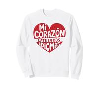 Mi Corazon Bilingual Spanish Maestra For Teacher Sweatshirt