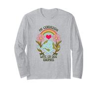 Mi Corazon Late en dos Idiomas Bilingual Teacher ESL Long Sleeve T-Shirt