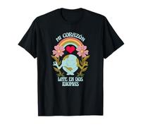 Mi Corazon Late en dos Idiomas Bilingual Teacher ESL T-Shirt