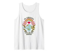 Mi Corazon Late en dos Idiomas Bilingual Teacher ESL Tank Top
