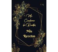 Mi Cuaderno de Recetas: Recetario de Cocina en Blanco Para Llenar - Cuaderno Para 52 Recetas Doble Página . Formato A5 - 110 páginas.(05)