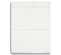 MI GOALS Daily Focus Undated Notepad - Tracks Progress, Enhances Time Management, and Improves Mental Focus - 50 Pages Undated Daily Planner Desk Pad - B5 (6.9 x 9.8 Inches)