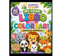 Mi gran libro para colorear: Animales adorables