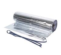 Mi-Heat 6 m² Aluminium Heating Mat - Electric Underfloor Heating for Floating Laying Under Parquet Laminate - Aluminium Textile Fabric for Even Heat Distribution