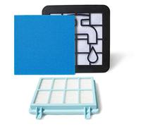 MI:KA:FI Filter Set Complete for Philips Vacuum Cleaners PowerPro Compact + Marathon Compact Like FC8010/01