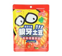 Mi Laotou Wolf Tooth Potato, Sunshine Tomato Flavor, with Sweeteners, 40g
