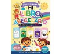 MI LIBRO DE ABECEDARIO: APRENDE A ESCRIBIR LETRAS, PALABRAS Y FRASES CON LGM EDUCA: Caligrafía iniciación para niños de 3, 4 y 5 años . Libro de ... divertidas para niños de 3 a 5 años.
