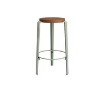MI LOU Stool Stained Oak/Eucalyptus Grey
