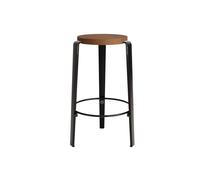 MI LOU Stool Stained Oak/Graphite Black