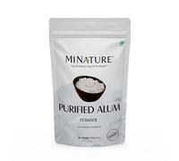 minature Purified Alum Powder (phitkari) by mi Nature, 100% Only Alum Powder, Nothing Added, 100g(3.5 oz)