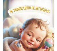 Mi Primer Libro de Recuerdos: Álbum de Fotos del Bebé, Primeros 6 Meses, Tapa Blanda, Black & Gold Edition, 8.5x8.5