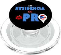 Mi Residencia es Puerto Rico | Boricua Pride Graphic PopSockets PopGrip for MagSafe