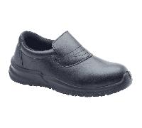 MI Supplies Black Slip-On Shoe - size 6 Shoe Size: UK6, Colour: Black UK6
