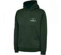 MI Supplies Whinney Banks Primary School Embroidered Hoodie Bottle Gre 7/8 Yrs
