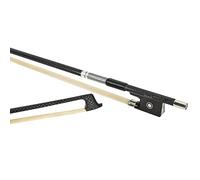 MI&VI 2020 NEW Professional Carbon Fiber Weave Violin Bow (Full Size 4/4) with FREE Bow Case| Ebony Frog |Silver Winding Mount |Well Balanced|Perfect Weight |Premium Mongolian Horse Hair-By MIVI Music