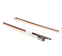 MI&VI AB-510 Brazilwood Viola Bow for 14"-17" Violas (Full Size) with Ebony Frog | Octagonal Silver Mount | Well Balanced | Light Weight | Mongolian Horse Hair - MIVI Music