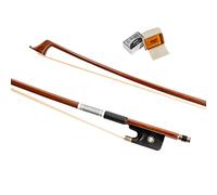 MI&VI CB-530 Classic Cello Bow (Size 1/2) with Bow Soft Bag and Rosin for Bow Hairs Included - Ebony Frog - Well Balanced - Light Weight - Real Mongolian Horse Hair (Cello 1/2)