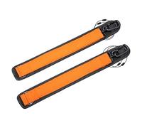 MI&VI Instrument Case Shoulder Straps Replacement - 32" to 42" in. Universal Adjustable Strap Set with Security Hooks for Guitar Cases, Bass, Violin, Viola, Cello Bags and Backpacks (Orange)
