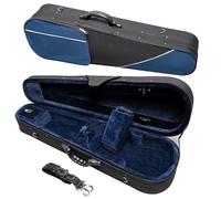 MI&VI Moto Series Light Hard Violin Case - Cushy Foam Shaped Case for 4/4 Full Sized Violins, NF-2080S